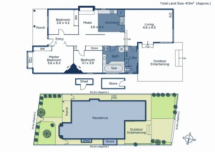 Floorplan of Homely house listing, 20 Albert Street, Mitcham VIC 3132
