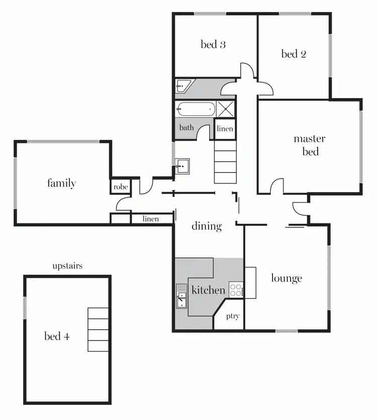 Floorplan of Homely house listing, 17 Grandview Grove, Wendouree VIC 3355