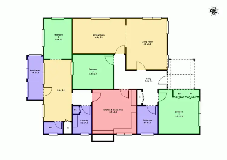 Floorplan of Homely house listing, 48 Spencer Street, Sebastopol VIC 3356
