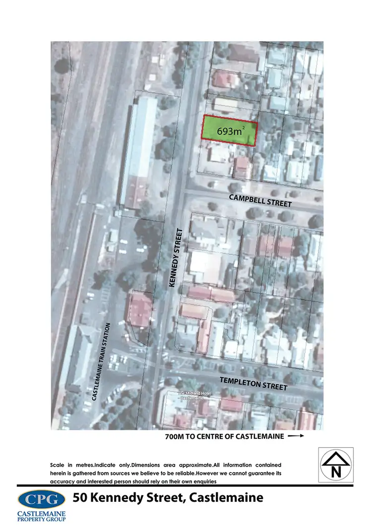 Floorplan of Homely land listing, 50 Kennedy Street, Castlemaine VIC 3450