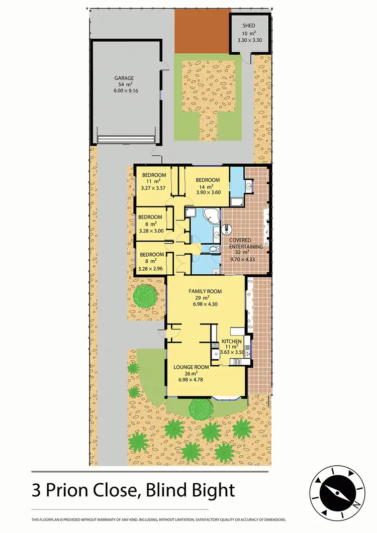 Floorplan of Homely house listing, 3 Prion Close, Blind Bight VIC 3980