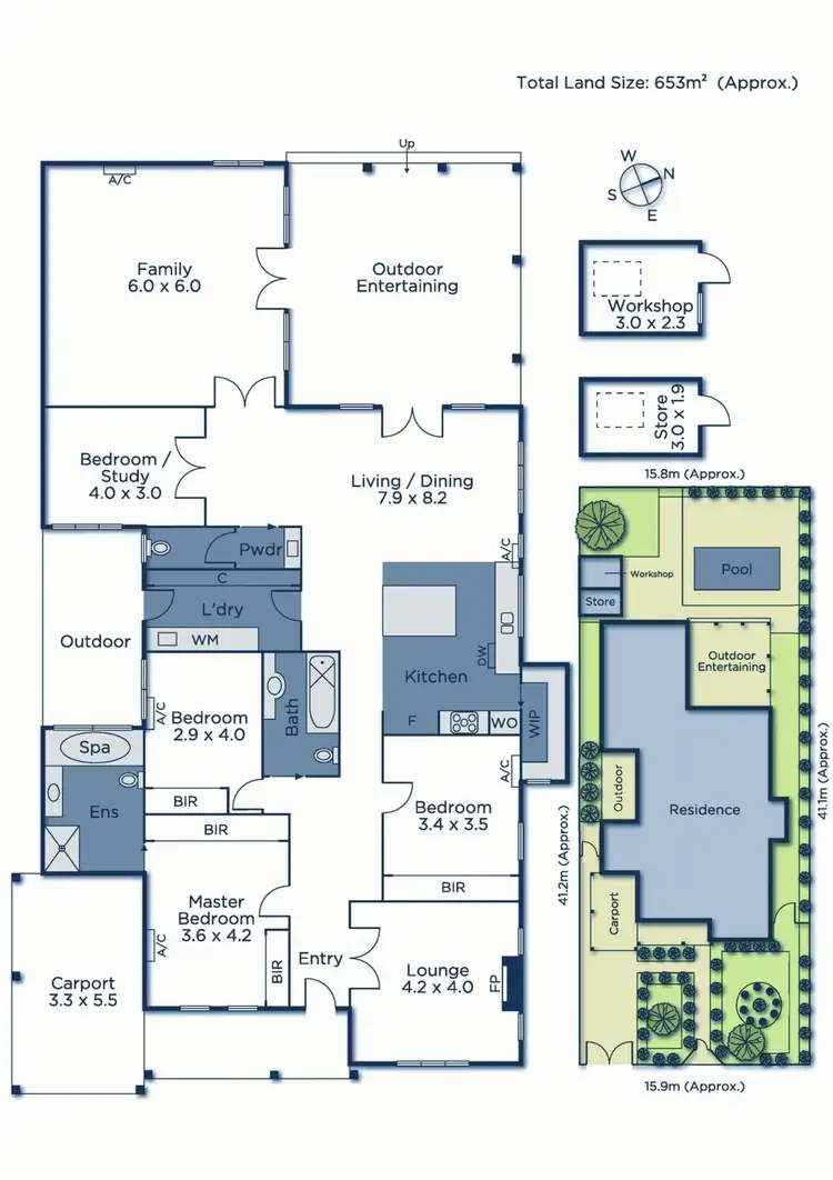 Floorplan of Homely house listing, 18 Larch Street, Blackburn VIC 3130