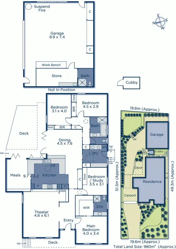 Floorplan of Homely house listing, 61 Summit Crescent, Ringwood North VIC 3134
