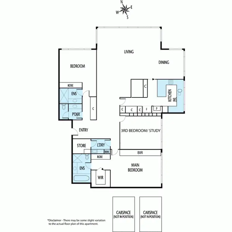 Floorplan of Homely apartment listing, 34/546 Toorak Road, Toorak VIC 3142