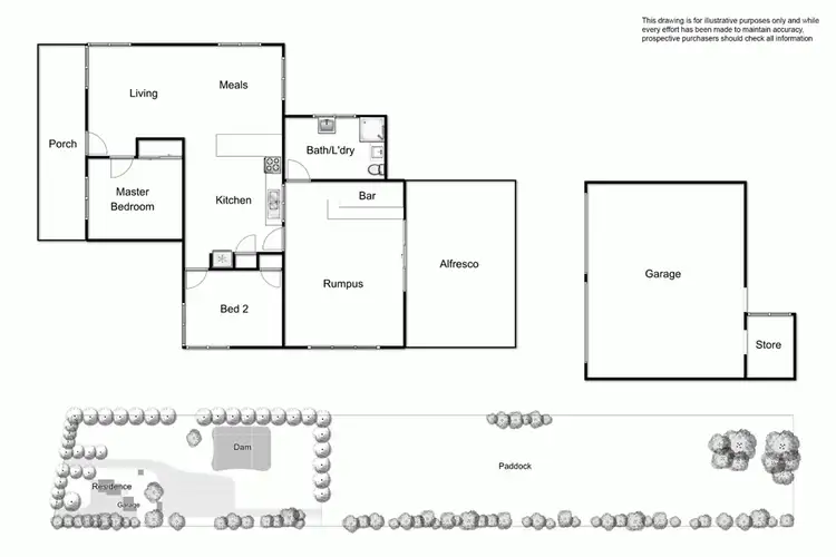 Floorplan of Homely house listing, 615 Baxter-Tooradin Road, Pearcedale VIC 3912