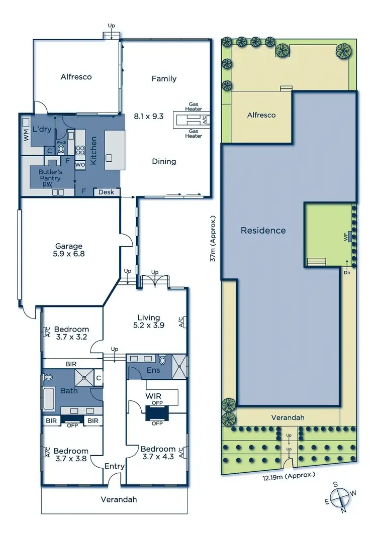 Floorplan of Homely house listing, 42 Warburton Road, Canterbury VIC 3126
