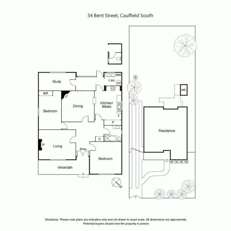 Floorplan of Homely house listing, 34 Bent Street, Caulfield South VIC 3162