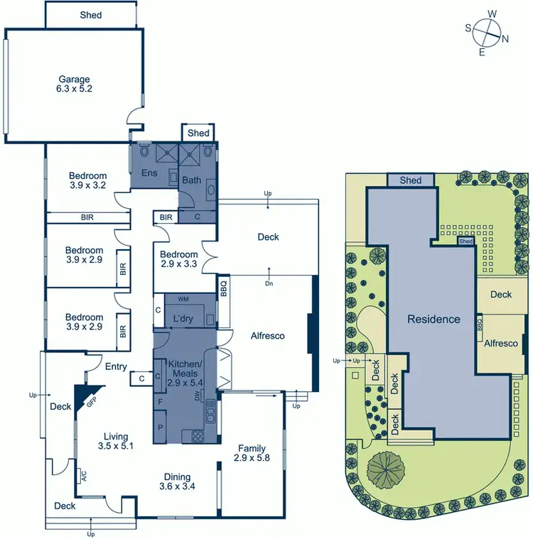 Floorplan of Homely house listing, 29 Ellad Close, Vermont VIC 3133