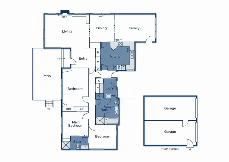 Floorplan of Homely unit listing, 1/74 Relowe Crescent, Mont Albert North VIC 3129