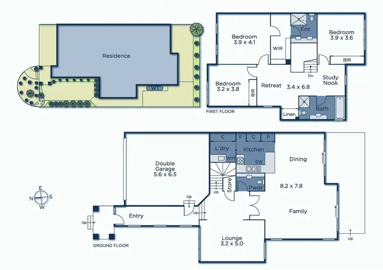 Floorplan of Homely townhouse listing, 3C Ashford Street, Templestowe Lower VIC 3107