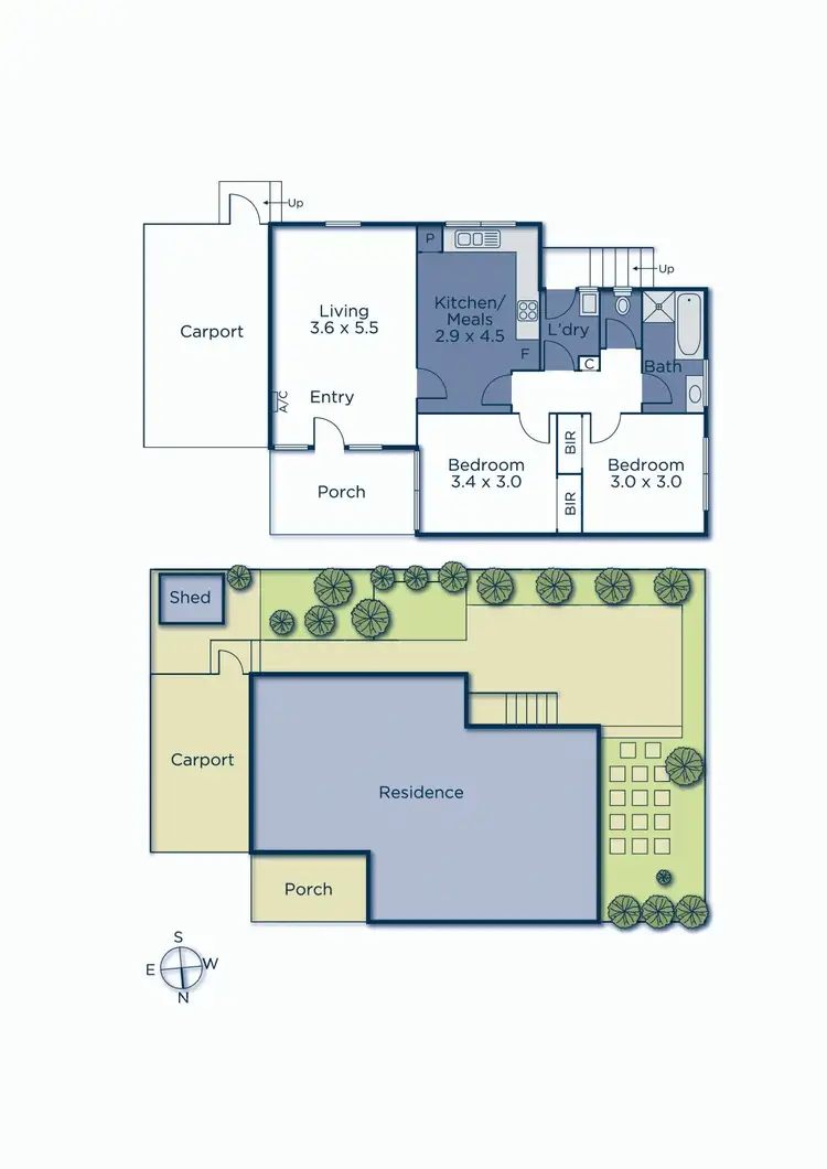 Floorplan of Homely unit listing, 2/37 Sixth Avenue, Burwood VIC 3125