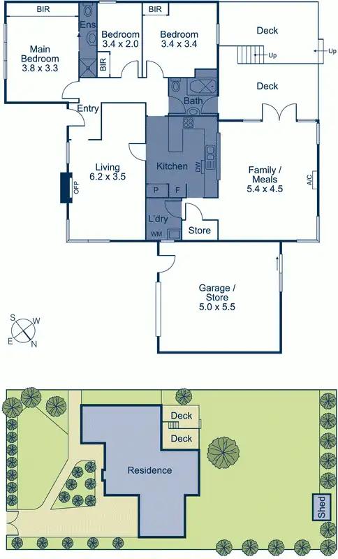 Floorplan of Homely house listing, 135 Mount Dandenong Road, Ringwood East VIC 3135
