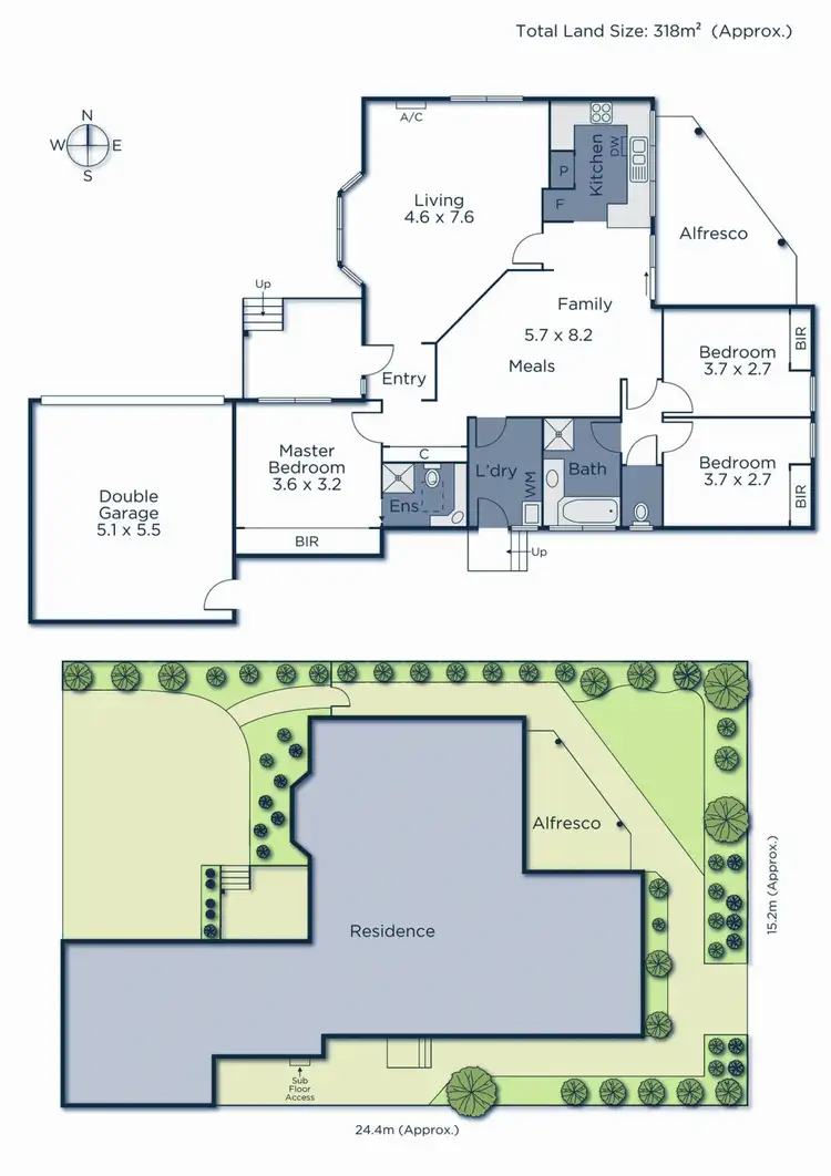 Floorplan of Homely unit listing, 2/21 Branksome Grove, Blackburn South VIC 3130