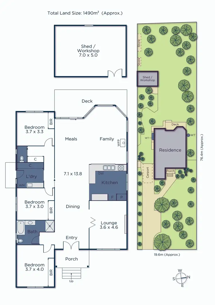 Floorplan of Homely house listing, 40 Glenburnie Road, Mitcham VIC 3132