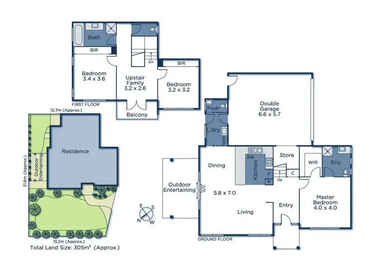Floorplan of Homely townhouse listing, 1/53 Deep Creek Road, Mitcham VIC 3132