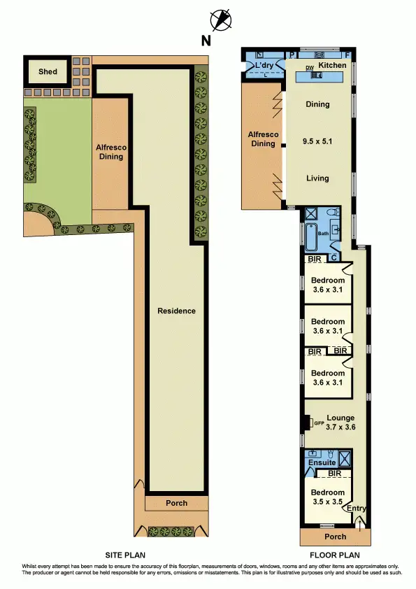 Floorplan of Homely house listing, 47 Pasco Street, Williamstown VIC 3016