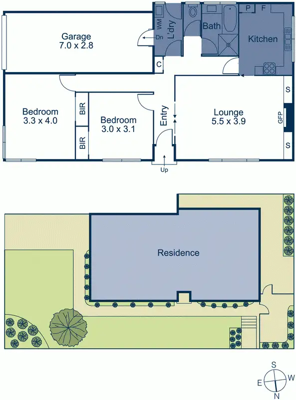 Floorplan of Homely unit listing, 1/92 Windsor Crescent, Surrey Hills VIC 3127