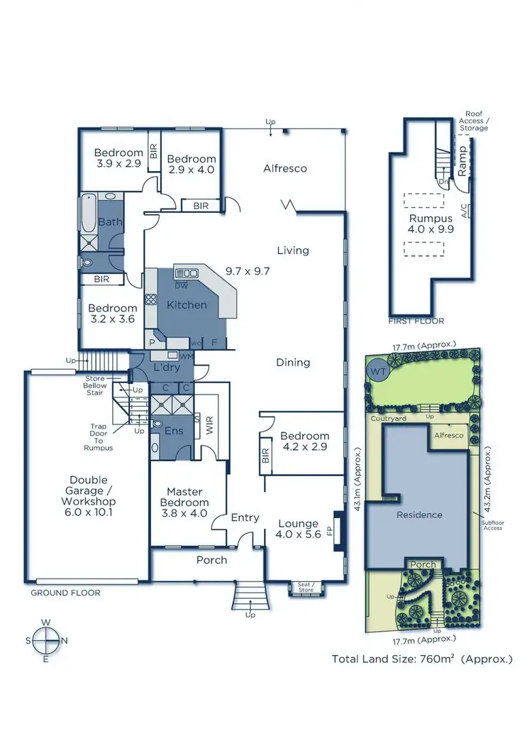 Floorplan of Homely house listing, 10 Norman Street, Mitcham VIC 3132