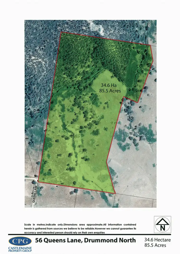Floorplan of Homely rural property listing, 56 Queens Lane, Malmsbury VIC 3446