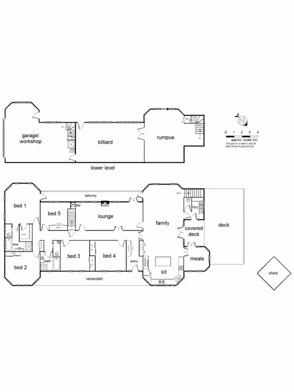 Floorplan of Homely house listing, 17 - 19 Delatite Court, Warrandyte South VIC 3134