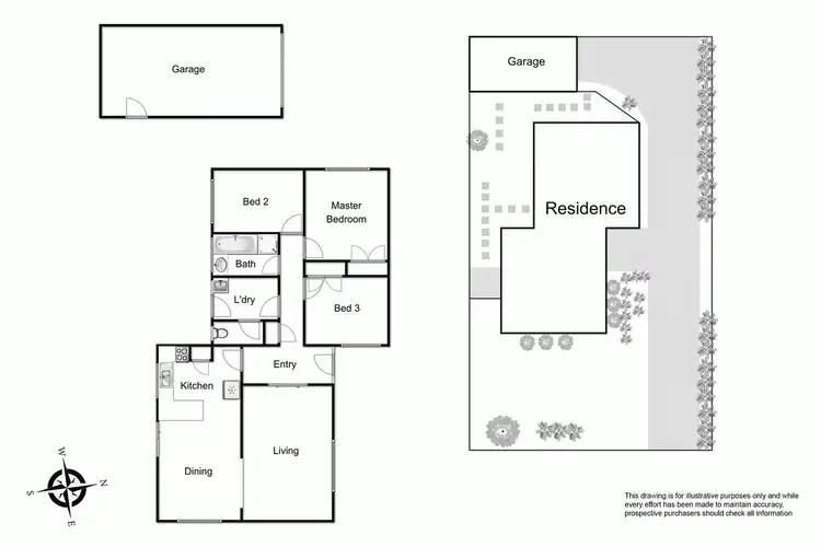 Floorplan of Homely unit listing, 47 Lurline Street, Cranbourne VIC 3977