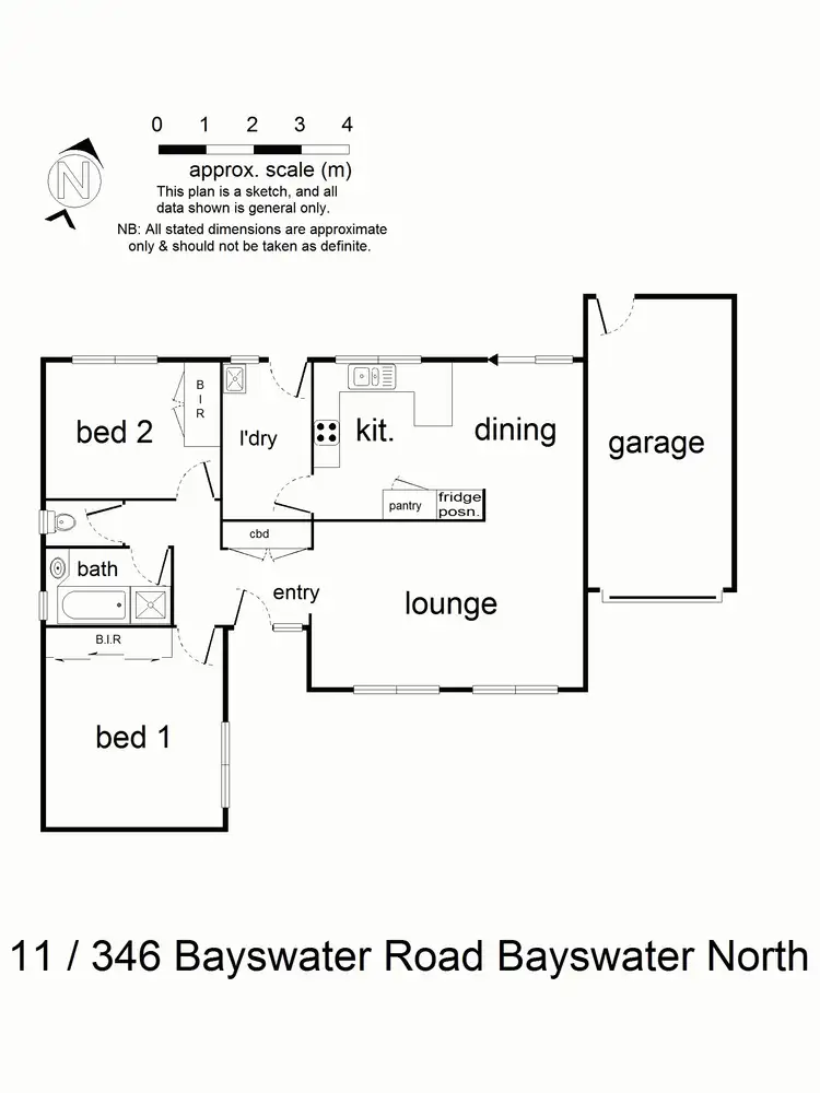 Floorplan of Homely unit listing, 11/346 Bayswater Road, Bayswater North VIC 3153