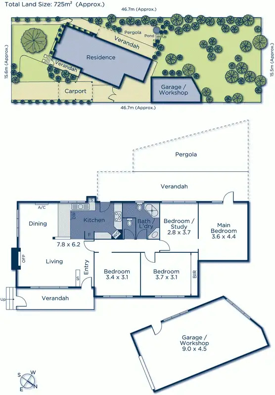 Floorplan of Homely house listing, 8 First Avenue, Box Hill North VIC 3129