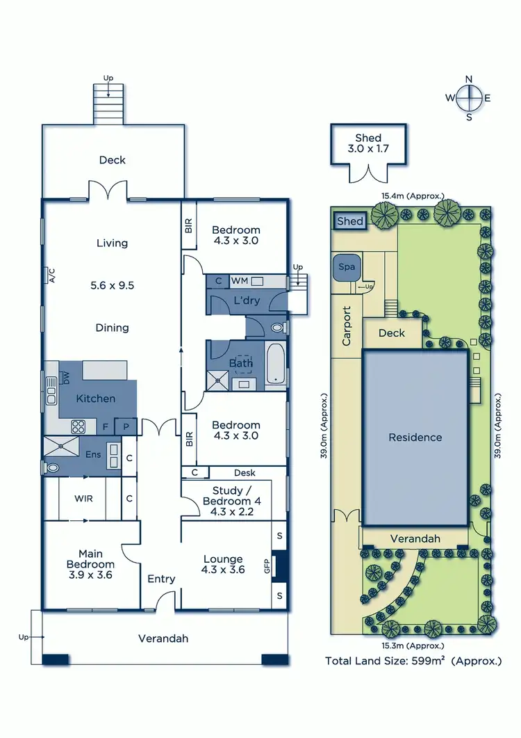 Floorplan of Homely house listing, 5 Clarke Street, Box Hill South VIC 3128