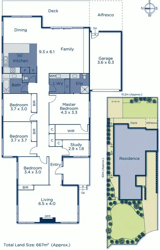 Floorplan of Homely house listing, 1 Boyle Street, Forest Hill VIC 3131