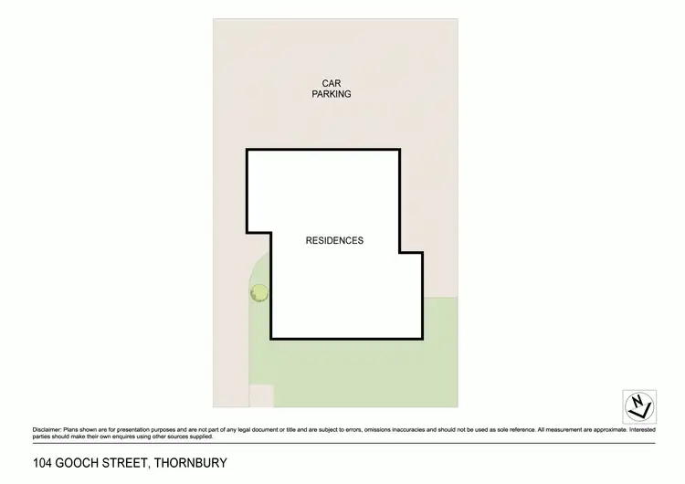 Floorplan of Homely block of units listing, 1-8/104 Gooch Street, Thornbury VIC 3071