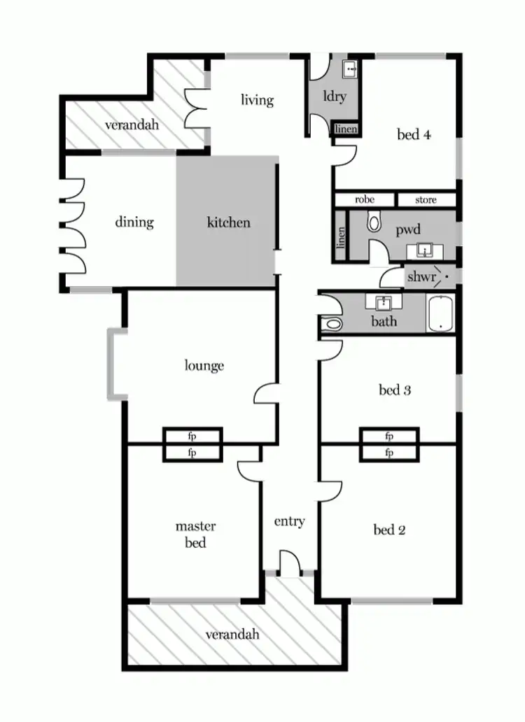 Floorplan of Homely house listing, 706 Neill Street, Ballarat VIC 3350