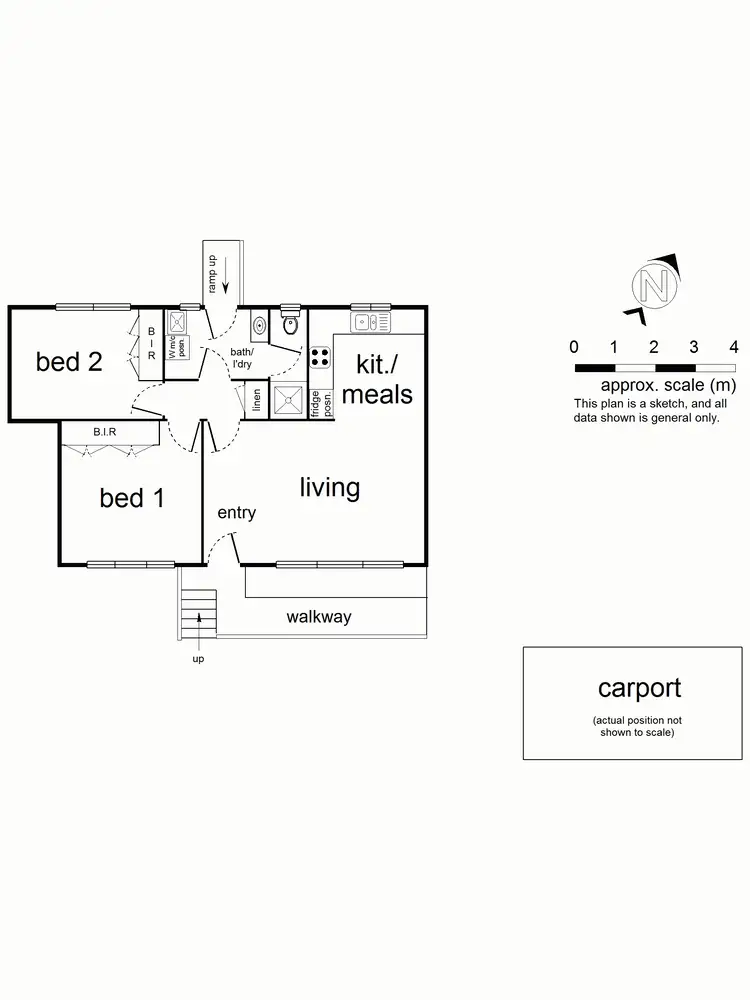 Floorplan of Homely unit listing, Address available on request