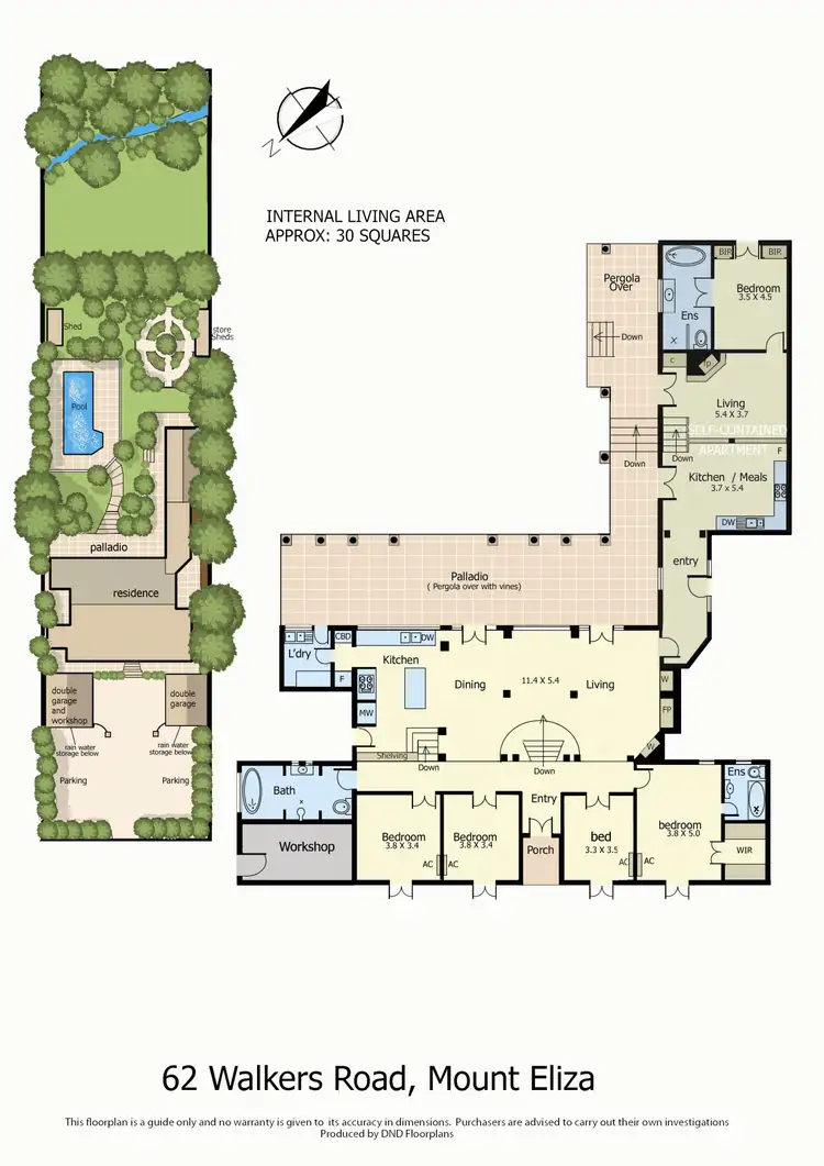 Floorplan of Homely house listing, 62 Walkers Road, Mount Eliza VIC 3930