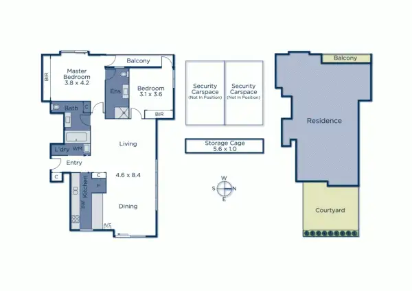 Floorplan of Homely unit listing, 101/766 Whitehorse Road, Mont Albert VIC 3127