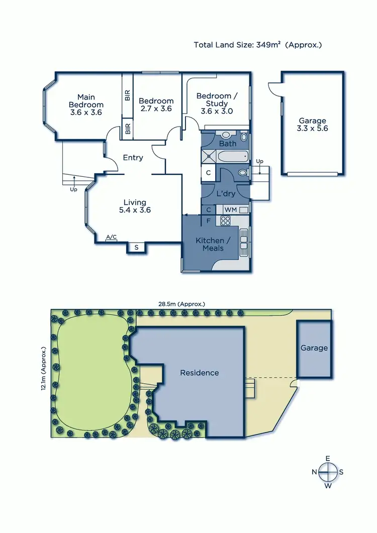 Floorplan of Homely unit listing, 1/48 Talford Street, Doncaster East VIC 3109
