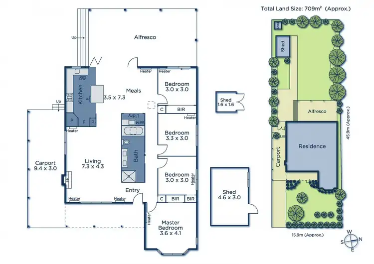 Floorplan of Homely house listing, 4 McKeon Road, Mitcham VIC 3132