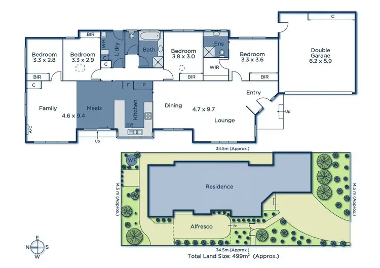 Floorplan of Homely house listing, 11 Patrick Court, Mitcham VIC 3132
