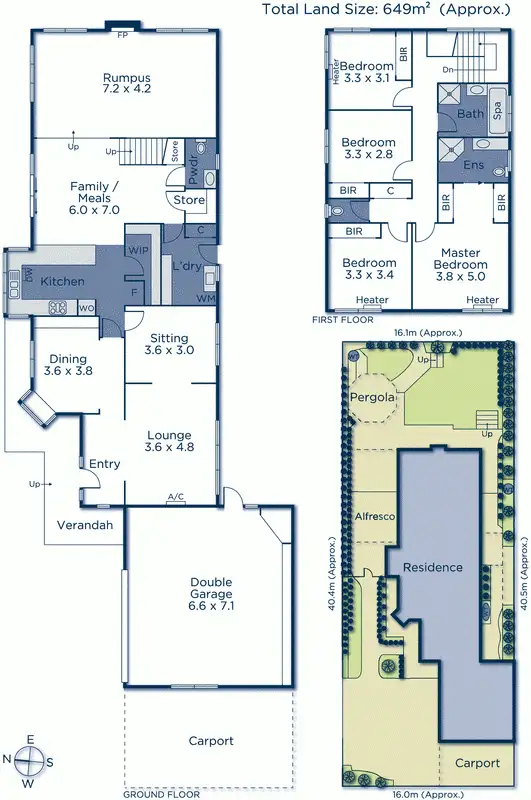Floorplan of Homely house listing, 20 Patrick Court, Mitcham VIC 3132