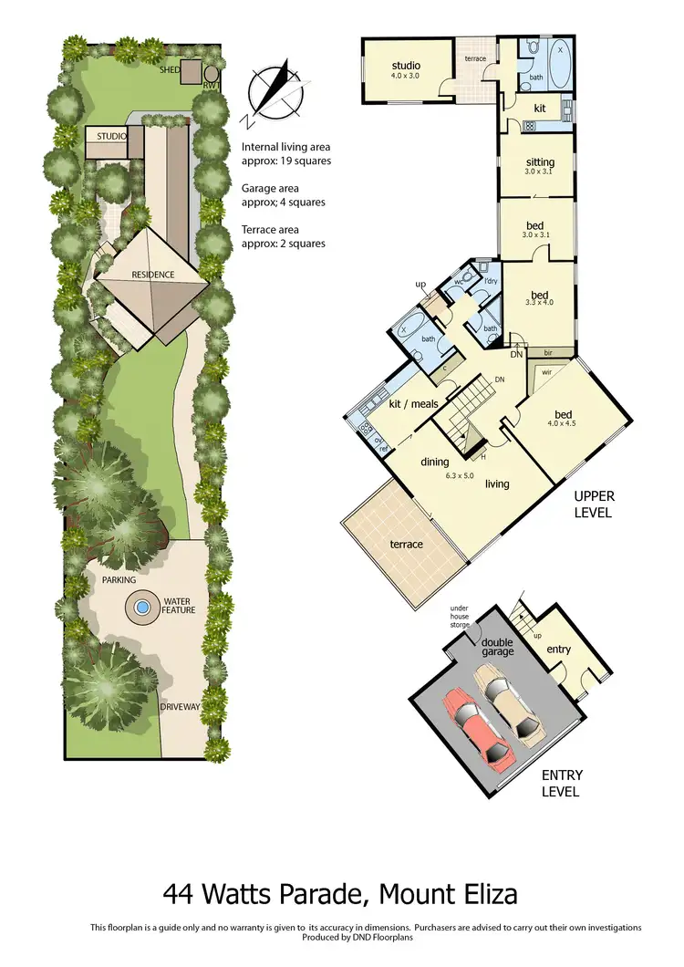 Floorplan of Homely house listing, 44 Watts Parade, Mount Eliza VIC 3930