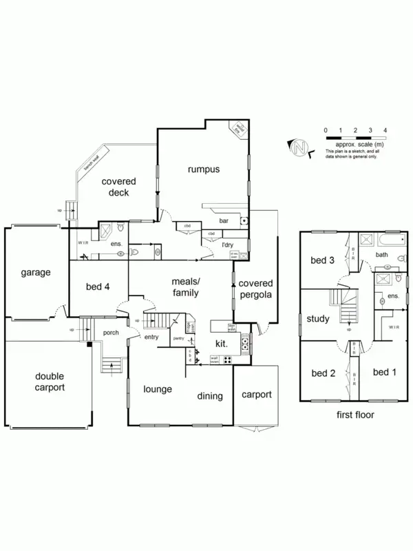 Floorplan of Homely house listing, 16 Hamilton Dve, Ringwood North VIC 3134