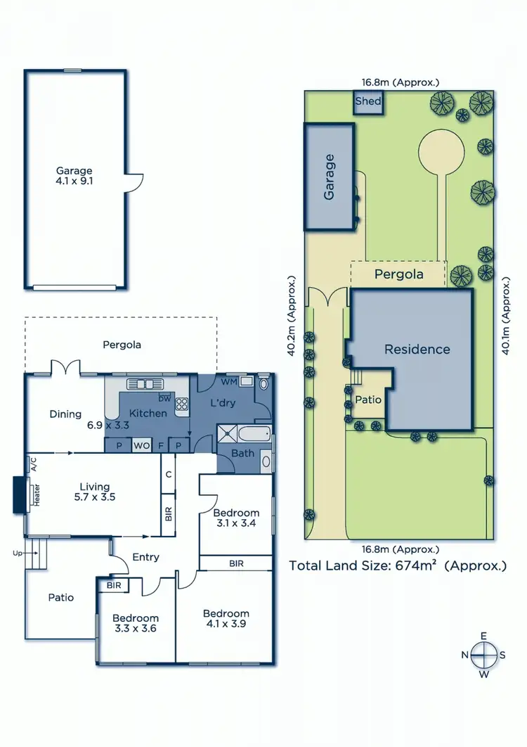 Floorplan of Homely house listing, 18 Heany Street, Mount Waverley VIC 3149