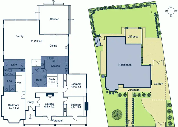 Floorplan of Homely house listing, 56 Owen Street, Mitcham VIC 3132