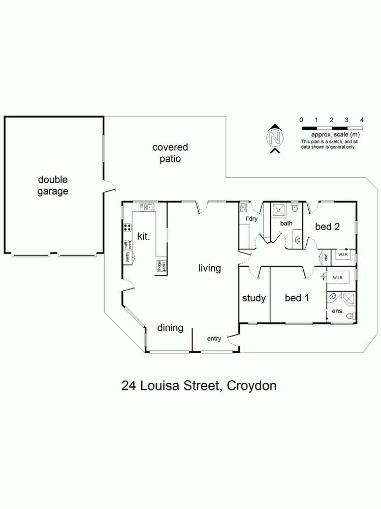 Floorplan of Homely house listing, 24 Louisa Street, Croydon VIC 3136
