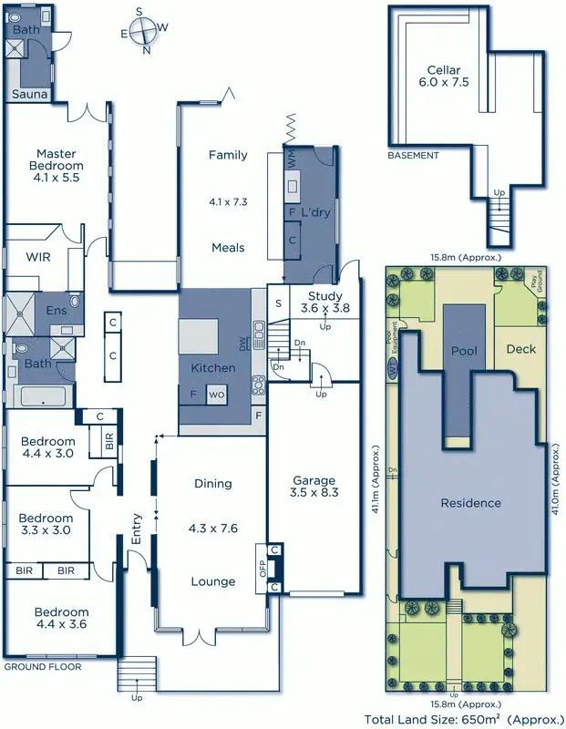 Floorplan of Homely house listing, 40 Wellard Road, Box Hill South VIC 3128
