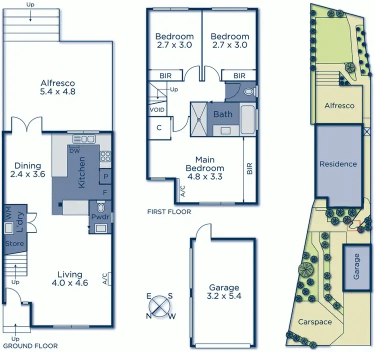 Floorplan of Homely townhouse listing, 50 Meldan Street, Burwood VIC 3125