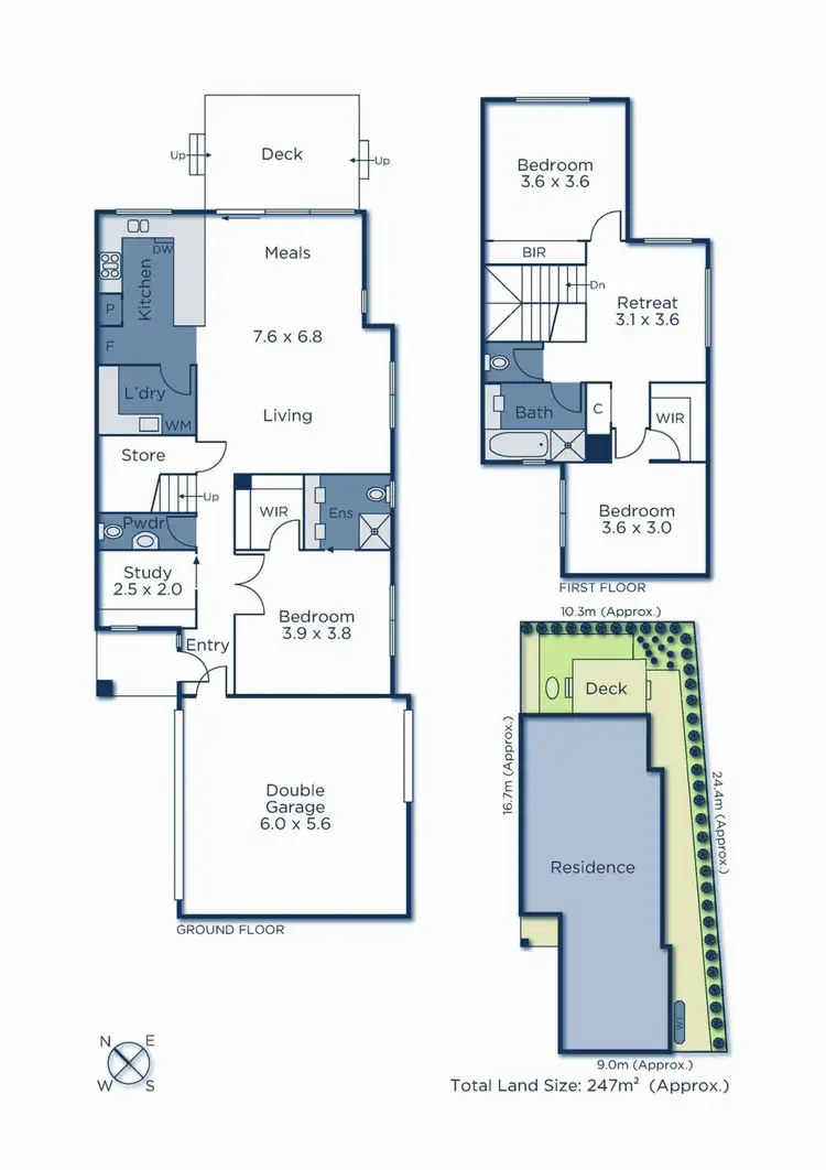 Floorplan of Homely townhouse listing, 4/8 Old Warrandyte Road, Donvale VIC 3111