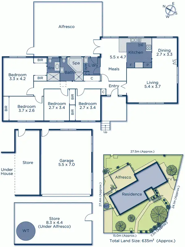 Floorplan of Homely house listing, 21 Sharrow Road, Mitcham VIC 3132