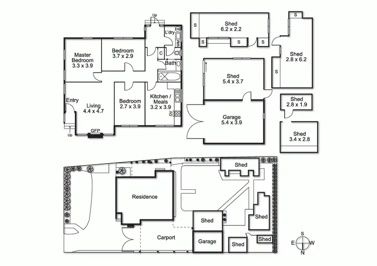 Floorplan of Homely house listing, 245 Liberty Parade, Heidelberg West VIC 3081