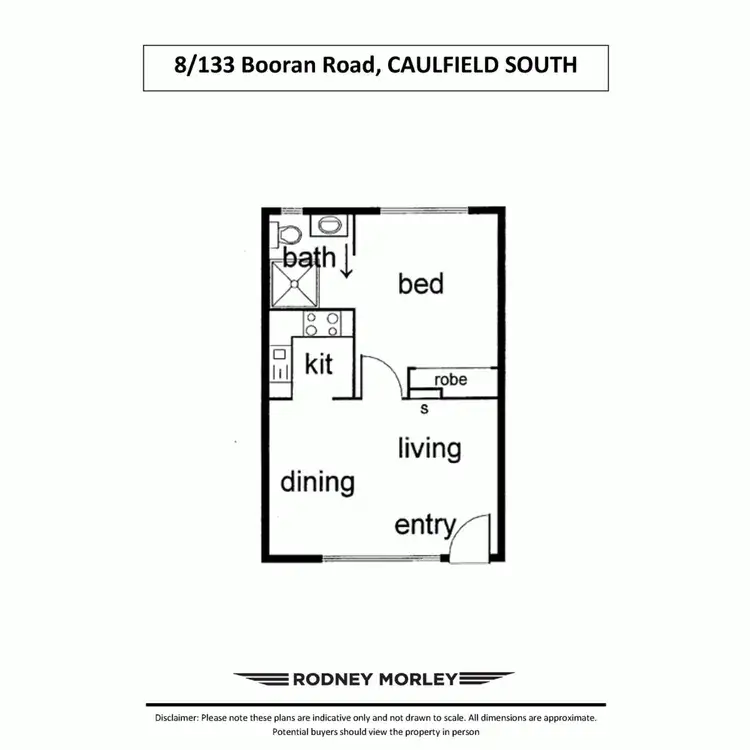 Floorplan of Homely apartment listing, 8/133 Booran Road, Caulfield South VIC 3162