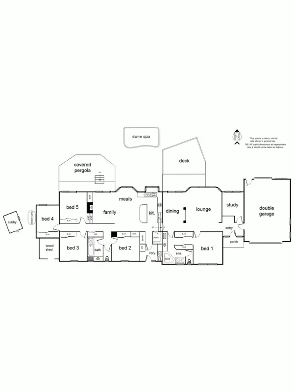 Floorplan of Homely house listing, 26 Manna Gum Rise, Warrandyte VIC 3113